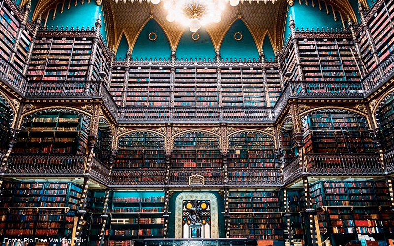 Conheça uma das bibliotecas mais lindas do mundo! Ela fica no Rio de Janeiro!