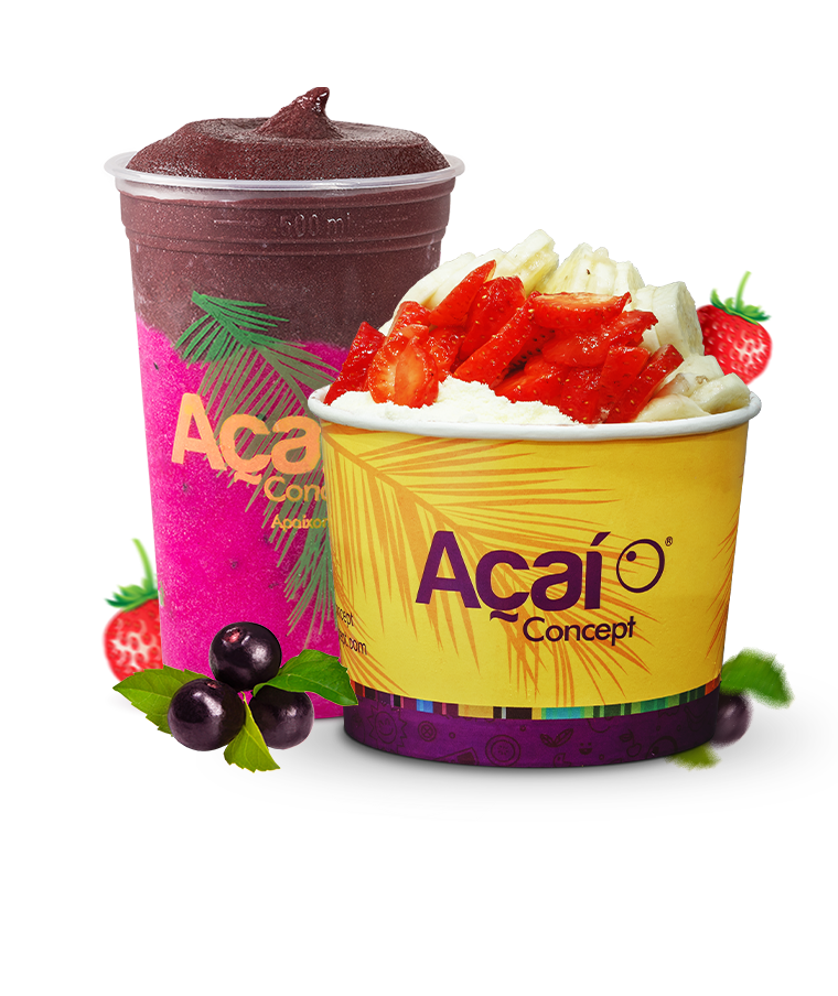 Franquia Açai Concept Alimentação Produtos Banner