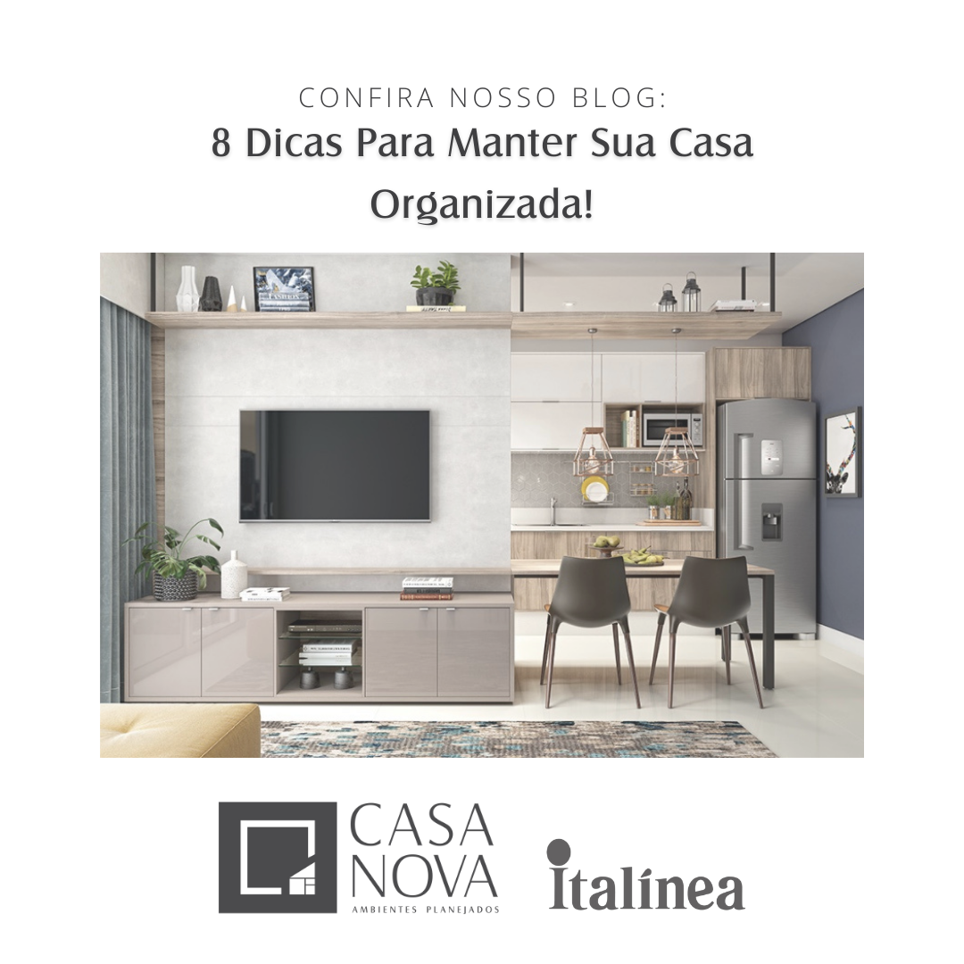 Muita bagunça em casa? Confira dicas de organização da casa!