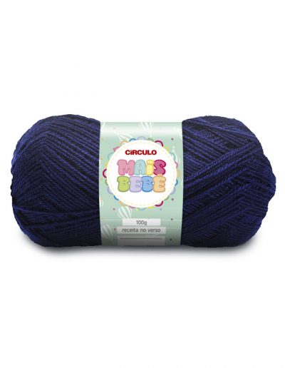 Lã Mais Bebê - 100 grs - Circulo- 640 - Azul Marinho
