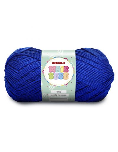 Lã Mais Bebê - 100 grs - Circulo-2550- Azul Bic