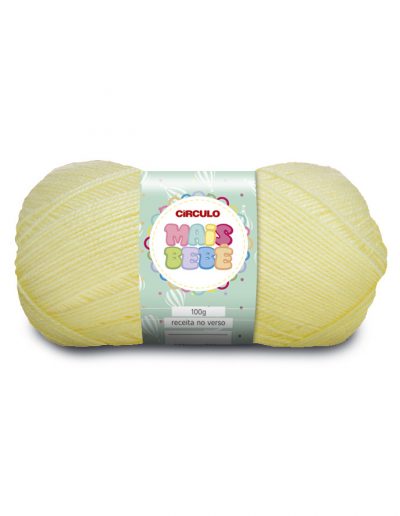 Lã Mais Bebê - 100 grs - Circulo- 325- Amarelo Candy
