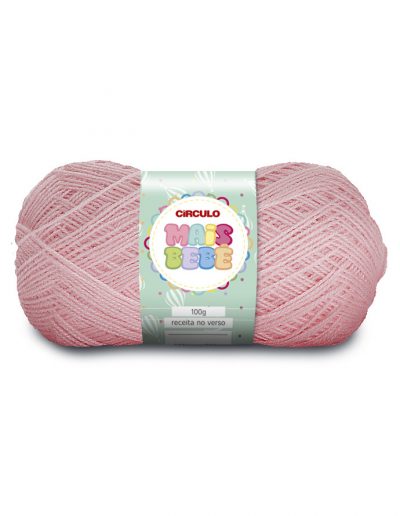 Lã Mais Bebê - 100 grs - Circulo- 3227- Rosa Antigo