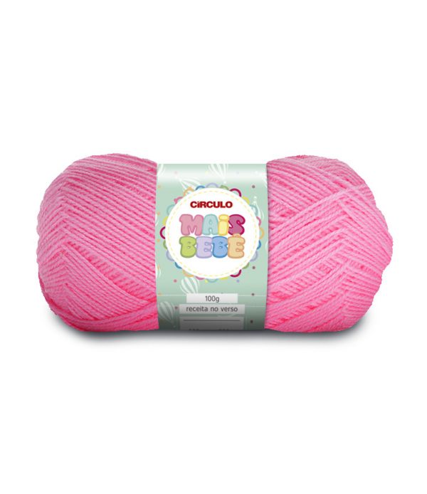 Lã Mais Bebê - 100 grs - Circulo- 3125- Rosa Quartzo