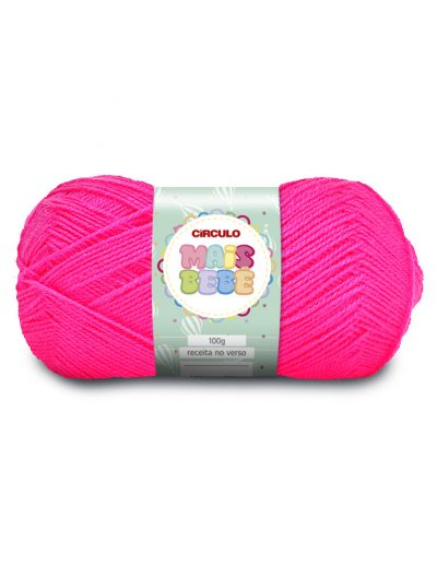 Lã Mais Bebê - 100 grs - Circulo- 3190- Pink