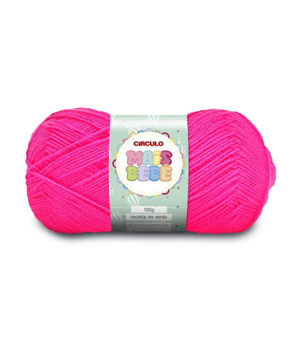 Lã Mais Bebê - 100 grs - Circulo- 3190- Pink