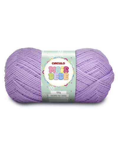 Lã Mais Bebê - 100 grs - Circulo- 6140 - Alfazema