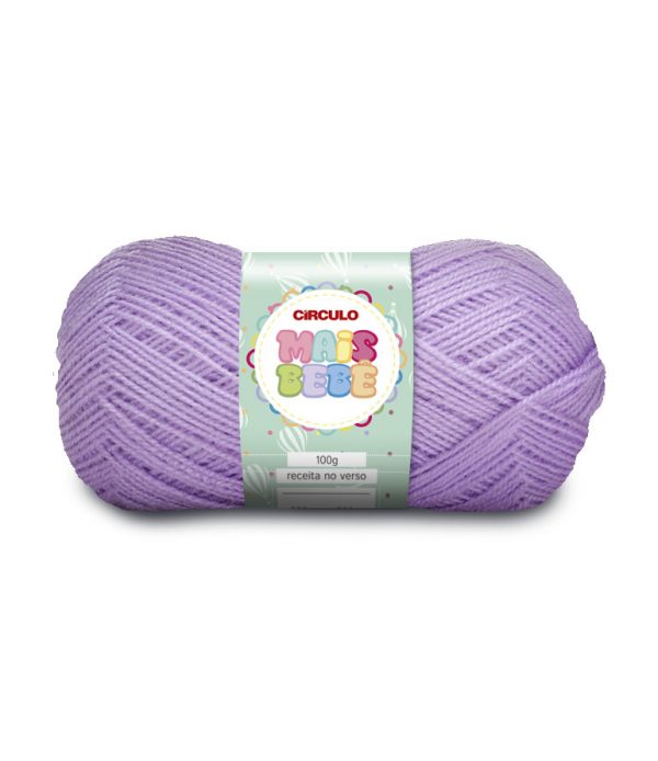 Lã Mais Bebê - 100 grs - Circulo- 6140 - Alfazema