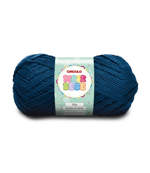 Lã Mais Bebê - 100 grs - Circulo - 2770- Azul Clássico