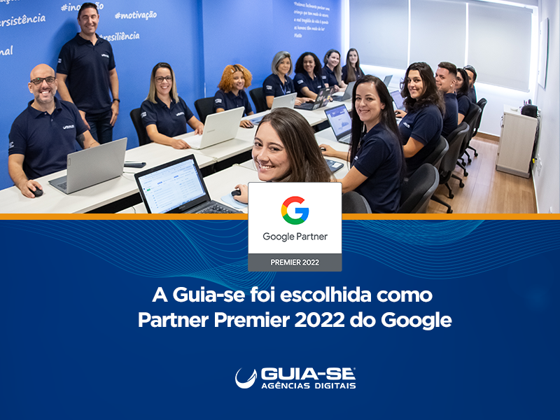 Agência Digital Guia-se escolhida como Partner Premier 2022 do Google