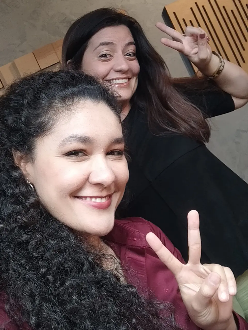 Jenifer e Erika mentoras do vivência universitária