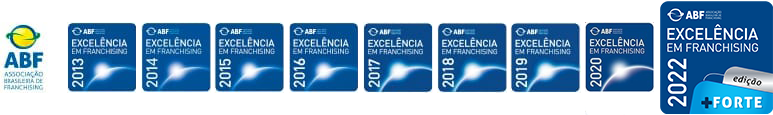 Selos de Excelência em Fanchising ABF