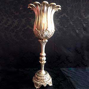 Vaso dourado GG-locação de peças decorativas