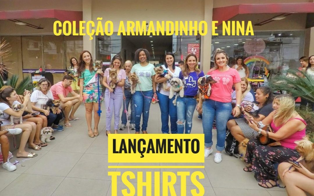 Lançamento Coleção de TShirts do Armandinho & Nina