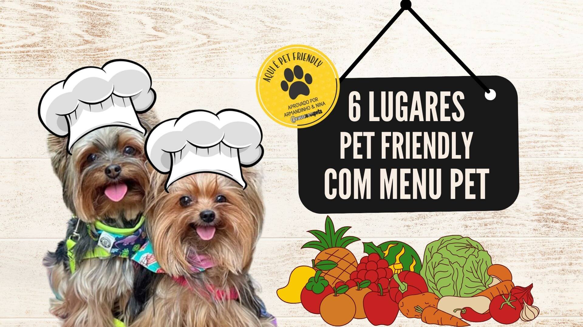 Conheça 6 lugares pet friendly com menu pet - Eu, Você e os Pets