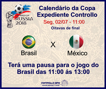 Jogo da Copa Brasil x México