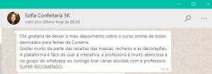 Depoimento Sofia
